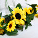 6.5ft | Artificial Silk Sunflower Table Garland, Flower Vine Chain