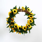 6.5ft | Artificial Silk Sunflower Table Garland, Flower Vine Chain#whtbkgd