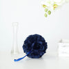 2 Pack | 7inch Navy Blue Artificial Silk Rose Flower Ball, Silk Kissing Ball