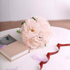 11inch Blush Rose Gold Real Touch Artificial Silk Peonies Flower Bouquet