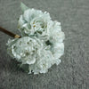 11inch Silver Blue Real Touch Artificial Silk Peonies Flower Bouquet