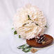 11inch Blush / Cream Real Touch Artificial Silk Peonies Flower Bouquet