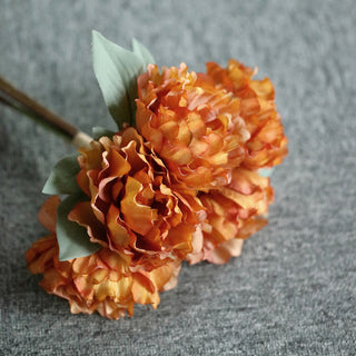 Versatile and Stunning Orange Silk Peonies