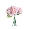 11inch Pink Real Touch Artificial Silk Peonies Flower Bouquet#whtbkgd