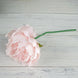 12inch Blush Rose Gold Artificial Silk Peonies Bouquet, Peony Spray Bush