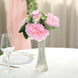 12inch Pink Artificial Silk Peonies Bouquet, Faux Peony Spray Bush