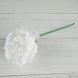 12inch White Artificial Silk Peonies Bouquet, Faux Peony Spray Bush