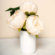 10 Pack | 3inch Beige Artificial Silk DIY Craft Peony Flower Heads