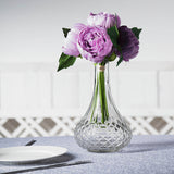 5 Flower Head Lavender Lilac Peony Bouquet | Artificial Silk Peonies Spray