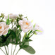 4 Bushes | Blush Rose Gold Artificial Silk Peony Flower Bouquet Arrangement#whtbkgd