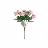 4 Bushes | Pink Artificial Silk Peony Flower Bouquet Arrangement