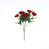 4 Bushes | Red Artificial Peony Silk Flower Arrangements, Wedding Centerpiece Floral Bouquet