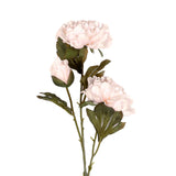 2 Bushes | 29inch Tall Blush Rose Gold Artificial Silk Peony Flower Bouquets#whtbkgd