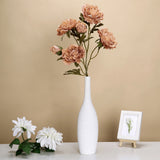 2 Bushes | 29inch Tall Dusty Rose Artificial Silk Peony Flower Bouquets