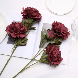 Create Unforgettable Moments with Artificial Silk Peony Flower Bouquets