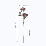 2 Bushes | 29inch Tall Mauve Artificial Silk Peony Flower Bouquets