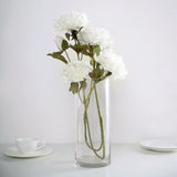 Elevate Your Event Decor with White Artificial Silk Peony Flower Bouquets