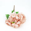 2 Bushes | 17inch Dusty Rose Artificial Silk Peony Flower Bouquets