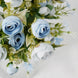 4 Pack | 12inch Artificial Dusty Blue Ranunculus Silk Flower Bridal Bouquets#whtbkgd