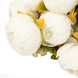 2 Pack | 19inch White Artificial Peony Flower Wedding Bouquets, Flower Arrangements#whtbkgd
