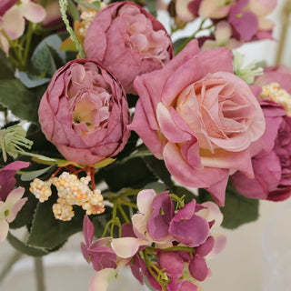 Create Unforgettable Moments with Silk Assorted Peony Flower Arrangements