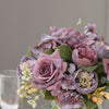 2 Pack | 12inch Purple Silk Assorted Peony Flower Arrangements