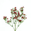 4 Stems | 27inch Burgundy Artificial Silk Babys Breath Gypsophila Flowers