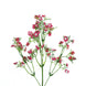 4 Stems | 27inch Fuchsia Artificial Silk Babys Breath Gypsophila Flowers