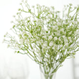 3 Bushes | White 14inch Artificial Baby’s Breath Gypsophila Flower Arrangements