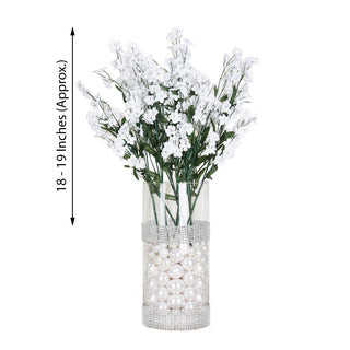 Create a Dreamy Atmosphere with White Artificial Silk Babys Breath Flowers