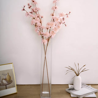 Add a Touch of Elegance with Blush Artificial Silk Carnation Flower Stems