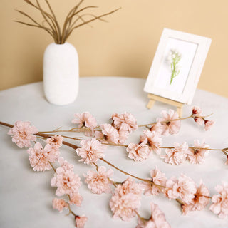 Transform Your Event with Champagne Artificial Silk Carnation Flower Stems