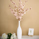 2 Branches | 42inch Tall Champagne Artificial Silk Carnation Flower Stems