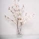 2 Branches | 42inch Tall Ivory Artificial Silk Carnation Flower Stems