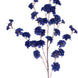 2 Branches | 42inch Tall Navy Blue Artificial Silk Carnation Flower Stems#whtbkgd