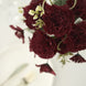 3 Pack | 14inch Burgundy Artificial Silk Carnation Flower Arrangements#whtbkgd