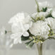3 Pack | 14inch White Artificial Silk Carnation Flower Arrangements#whtbkgd