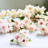 4 Bushes | 40inch Tall Blush/Rose Gold Artificial Silk Cherry Blossom Flowers#whtbkgd