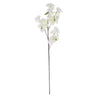 4 Bushes | 40inch Tall White Artificial Silk Cherry Blossom Flowers, Branches