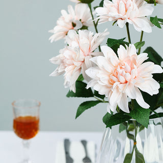 Experience Lasting Beauty with Blush Dahlia Real Touch Flowers