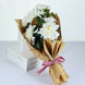 30" Tall Ivory Artificial Dahlia Silk Flower Stems, Faux Floral Spray
