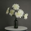 2 Bouquets | 20inch Ivory Artificial Silk Dahlia Flower Spray Bushes