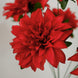 2 Bouquets | 20inch Red Artificial Silk Dahlia Flower Spray Bushes#whtbkgd