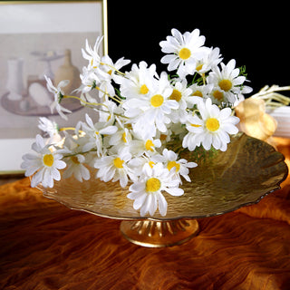 White Artificial Silk Daisy Flower Stem Bouquet Branches