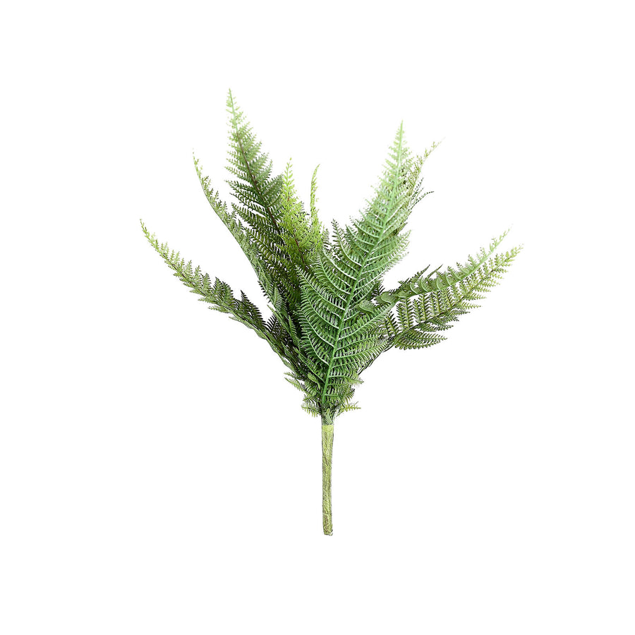 20inch Artificial Asparagus Fern Green Leaf Plant, Premium Real Touch Indoor Bush Spray