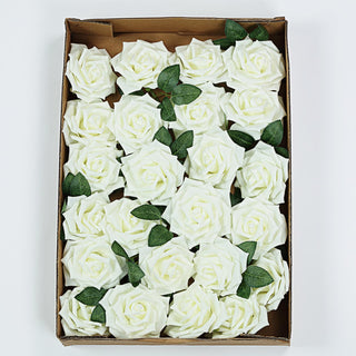 Create Stunning Event Decor with Ivory Foam Roses
