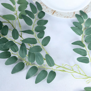 Create a Lush and Vibrant Atmosphere with the Flexible 6ft Green Artificial Honey Locust Leaf Garland