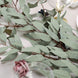 5ft | Frosted Real Touch Artificial Willow Leaf Garland, Flexible Vine#whtbkgd