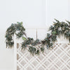 6ft | Frosted Green Artificial Eucalyptus & Boxwood Leaf Garland Vine