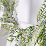 6ft Artificial Boston Fern Hanging Vine, Faux Greenery Table Garland Plant